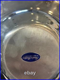 Reed Barton King Francis Silverplate Footed Centerpiece Bowl #1694 & 1671 Dish