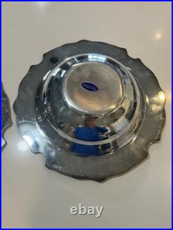 Reed Barton King Francis Silverplate Footed Centerpiece Bowl #1694 & 1671 Dish