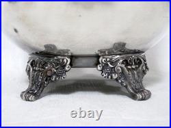 Reed & Barton King Francis Silverplate Ice Bucket with Glass Insert 1647