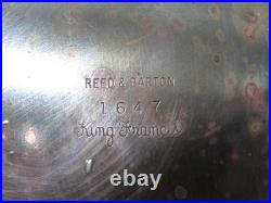 Reed & Barton King Francis Silverplate Ice Bucket with Glass Insert 1647