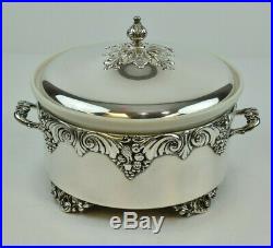 Reed & Barton King Francis Silverplate Pattern #1667 Casserole with Lid
