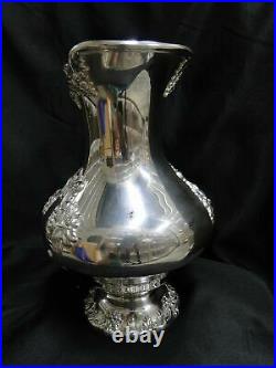 Reed & Barton King Francis, Silverplate Water Pitcher #1658, 10 Tall