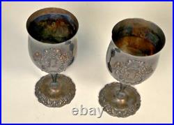 Reed & Barton King Francis Water Goblet 6-1/2 Silverplate 1659 Cup Wine Glass