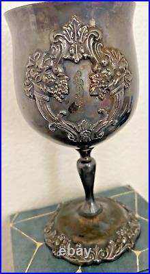 Reed & Barton King Francis Water Goblet 6-1/2 Silverplate 1659 Cup Wine Glass