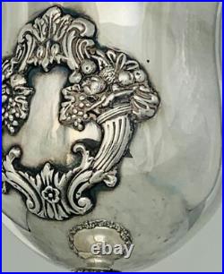 Reed & Barton King Francis Water Goblet 6-1/2 Silverplate 1659 VGUC