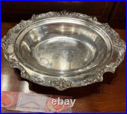 Reed & Barton Silver King Francis Pattern Large Open Entree Serving Tray Platter