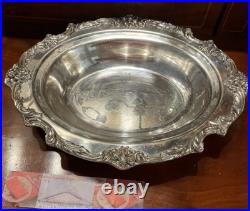 Reed & Barton Silver King Francis Pattern Large Open Entree Serving Tray Platter
