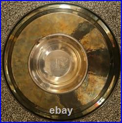 Reed & Barton Silver Plate #1687 King Francis 12 Cake Stand Plain Top Htf