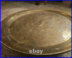 Reed & Barton Silver Plate #1687 King Francis 12 Cake Stand Plain Top Htf