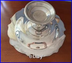 Reed & Barton Silver Plate #1687 King Francis 12 Cake Stand Plain Top Htf