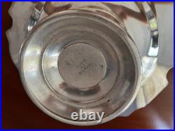 Reed & Barton Silver Plate #1687 King Francis 12 Cake Stand Plain Top Htf
