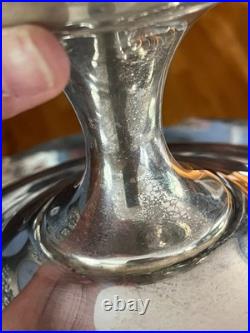 Reed & Barton Silver Plate #1687 King Francis 12 Cake Stand Plain Top Htf