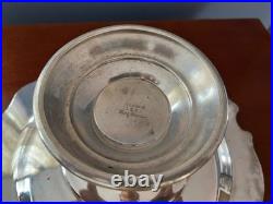 Reed & Barton Silver Plate #1687 King Francis 12 Cake Stand Plain Top Htf
