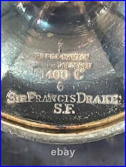 Reed & Barton Silver Plate Compote Sir Francis Drake Hotel San Francisco