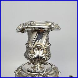 Reed Barton Silverplate Candlestick King Francis Hollowware 10-1/2 741 2Pc #A