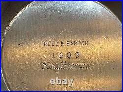 Reed & Barton Silverplate King Francis Pedestal Tray Cake Stand #1689 15 RARE