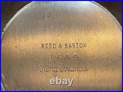 Reed & Barton Silverplate King Francis Pedestal Tray Cake Stand #1689 15 RARE