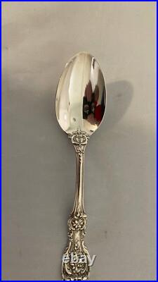 Reed & Barton Sterling Francis I 7 1/4 Dessert / Oval Soup Spoon Old Marks