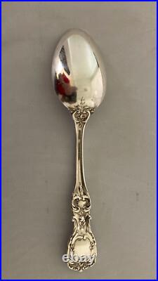 Reed & Barton Sterling Francis I 7 1/4 Dessert / Oval Soup Spoon Old Marks