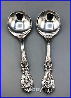 Reed & Barton Sterling Francis I Cream Soup Spoons Set Of 2