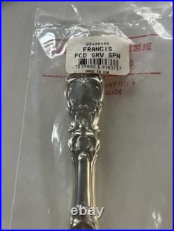 Reed & Barton Sterling Francis Pierced Serving Spoon