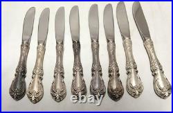 Reed & Barton Sterling Handled Butter Knives (8) 6 1/2 Francis1 Pattern