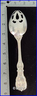 Reed & Barton Sterling Pierced Tablespoon Serving SpoonOld Francis IHas Mono