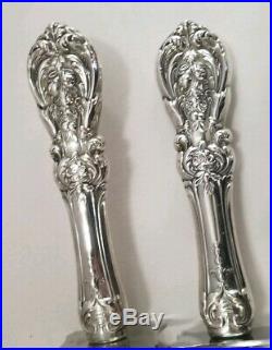 Reed & Barton Sterling Silver 2 Pc Francis I Carving Set Knife Fork No Mono