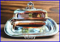 Reed & Barton Sterling Silver Butter Dish Francis I #X568 Without Glass Insert