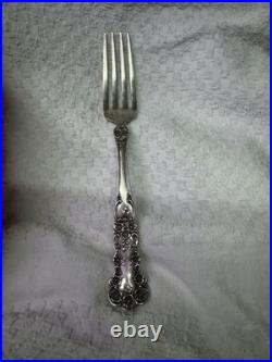 Reed & Barton Sterling Silver Dinner Fork Antique Floral Vintage