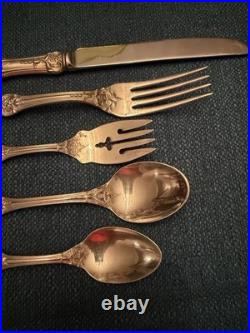 Reed & Barton Sterling Silver Flatware Set, Francis 1. 5 Pieces