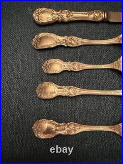Reed & Barton Sterling Silver Flatware Set, Francis 1. 5 Pieces