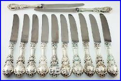 Reed & Barton Sterling Silver Flatware Set in Francis I Pattern 78 Pieces