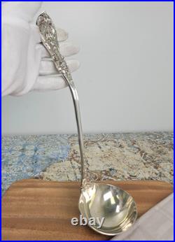 Reed & Barton Sterling Silver Francis I (1907) Eagle R Lion Soup Ladle 12