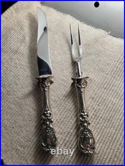 Reed & Barton Sterling Silver Francis I 2 Piece Carving Set
