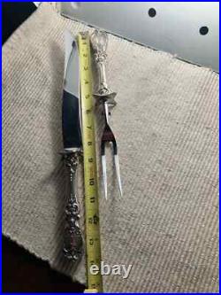 Reed & Barton Sterling Silver Francis I 2 Piece Carving Set