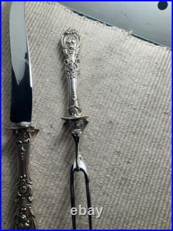 Reed & Barton Sterling Silver Francis I 2 Piece Carving Set
