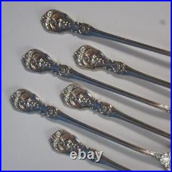 Reed & Barton Sterling Silver Francis I 6 Iced Tea Spoons 7½ monograms
