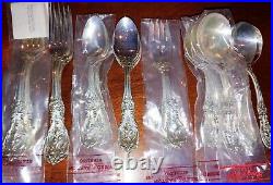 Reed & Barton Sterling Silver Francis I Flatware Fork Spoon 42 Pc