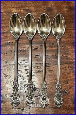 Reed & Barton Sterling Silver Francis I Iced Tea Spoons 4 Total No Mono