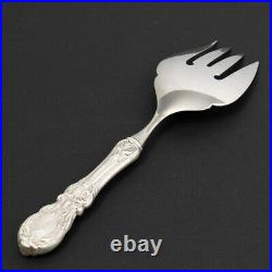 Reed & Barton Sterling Silver Francis I Large Cold Meat Fish Serving Fork 8.75