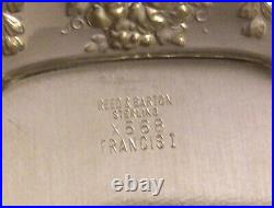 Reed & Barton Sterling Silver Francis I Platter / Dish 7 Ozs 7