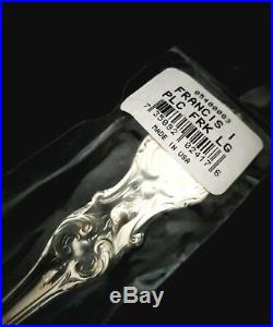 Reed & Barton Sterling Silver Francis I True Dinner Place Fork -7 3/4 NEW! SALE