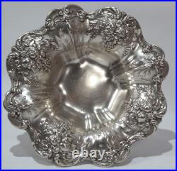 Reed & Barton Sterling Silver Repousse Compote Francis I Pattern Circa 1951