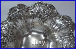 Reed & Barton Sterling Silver Repousse Compote Francis I Pattern Circa 1951