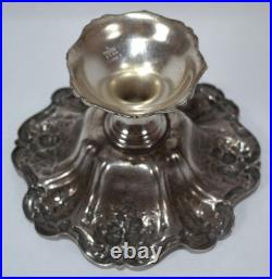 Reed & Barton Sterling Silver Repousse Compote Francis I Pattern Circa 1951