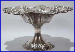 Reed & Barton Sterling Silver Repousse Compote Francis I Pattern Circa 1951