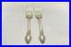 Reed & Barton Sterling Silver Salad Fork 2 Piece Set 6.5 Vintage