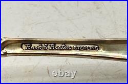 Reed & Barton Sterling Silver Salad Fork 2 Piece Set 6.5 Vintage