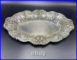 Reed & Barton Vintage Sterling Silver Francis I Oval Bread Tray X568 11 3/4